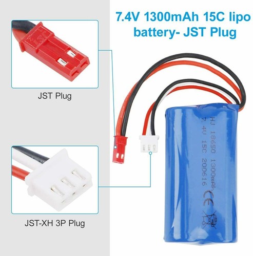Battery 1300mah 15c - 7.4v,