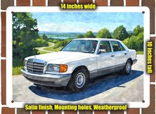 Metal Sign - 1985 Mercedes