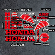 MOTORCYCLE HONDA MOTORBIKE REFLECTIVE DECALS HELMET FAIRING WATERPROOF STICKERS*