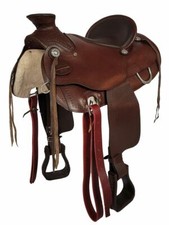 Western saddle KUBA Buffalo leather high quality New, Roping Saddle