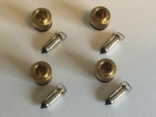 4 x Yamaha YZF-R1 98-01 Carb Carburettor Float Needles & Brass Seat