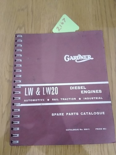 Gardner lw20 diesel engine - gardner, lw