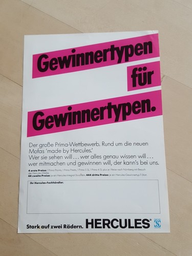 Hercules brochure moped - 50,
