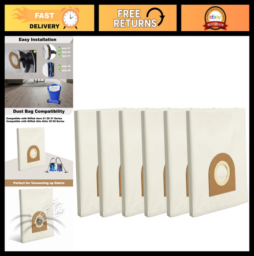 6pcs replacement dust bags for - 6pcs,