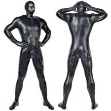 Latex Rubber Gummi Classic Catsuit Tights Jumpsuit Cosplay Bodysuit 0.4mm S-XXL