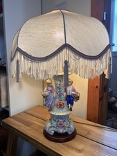 Capodimonte ceramic lamp - capodimonte,
