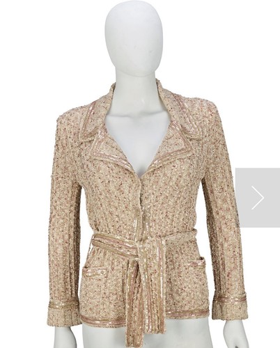 Chanel belted cardigan - chanel,