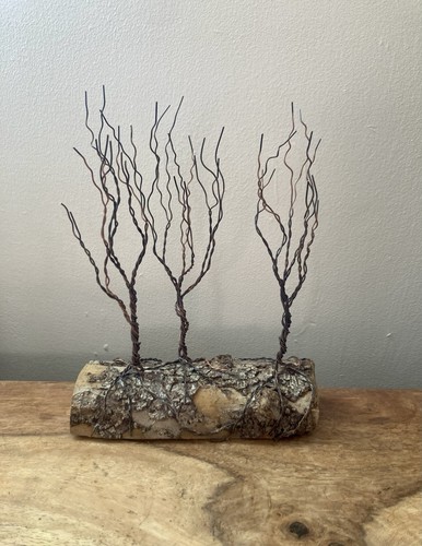 Copper wire winter tree - copper,