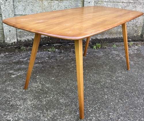 Fine retro ercol plank - plank, dining