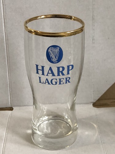Vintage harp half pint glass - harp,