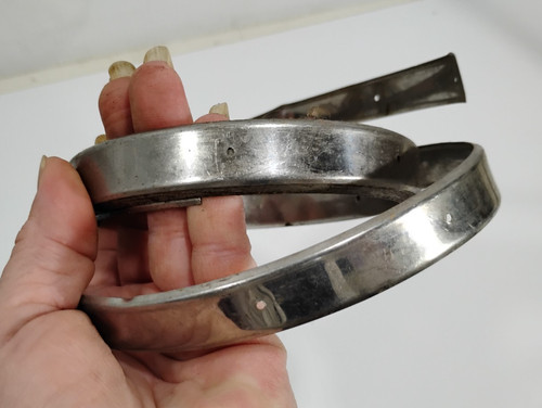 Vintage metal banding edge - vintage,