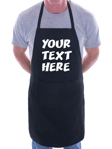 Personalised apron your text - apron,