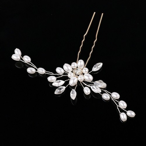 Flower bridal wedding hairpins - bridal,