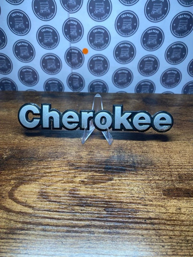 Jeep cherokee metal - cherokee, badge