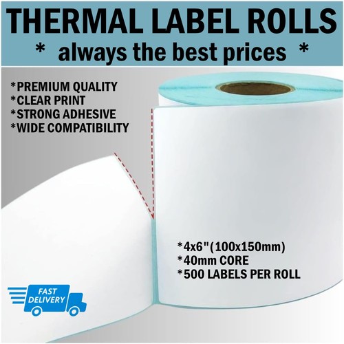 4x6 thermal printer labels 500 - 4x6,
