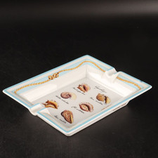 Hermes Paris Ashtray Shell Plate Porcelain Tray Cigar No box