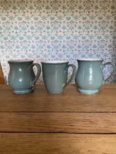 3 Denby, Regency Green Mugs