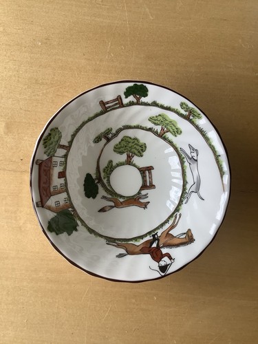 Wedgwood hunting scene - hunting, ribbed