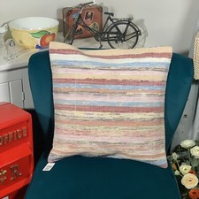 Vintage Wool Turkish Hand Woven Old Kilim Cushion Covers 48x48cm