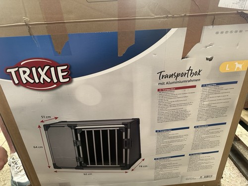 Trixie aluminium dog transport - trixie,