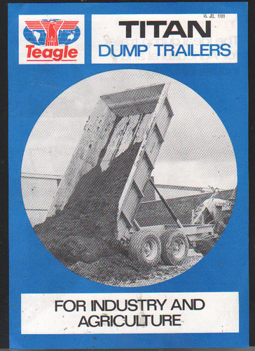 Teagle titan dump trailers - "titan",