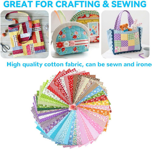 7pcs fat quarters fabric - 7pcs,