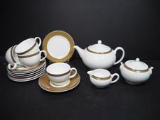 Wedgwood "Cunard"  Complete Tea Set -  Teapot ,4 Trios, Jug & Sugar Bowl