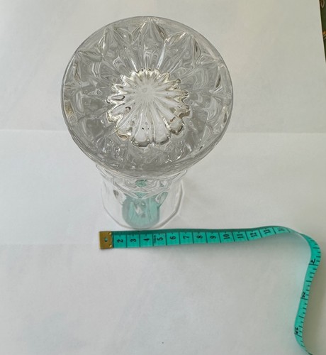 Vintage cut glasstall stem - cut-glasstall,