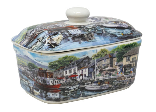 Ceramic butter dish - butter,