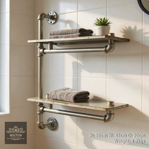 Industrial wall shelf metal - industrial,