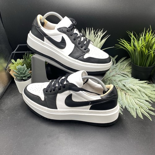 Nike black white elevate low