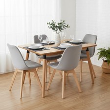 Modern Velvet Upholstered Dining Chairs Kitchen Living Room Chair Wooden Legs