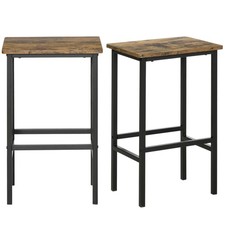 HOMCOM Industrial Bar Stools