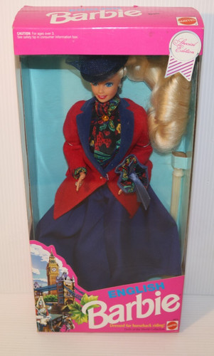 Vintage 1991 english barbie - english,