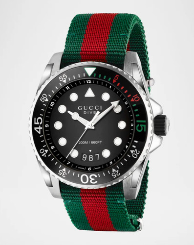 Gucci dive black dial - black,