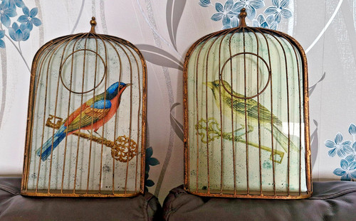 Pair vintage italian trompe - vintage,