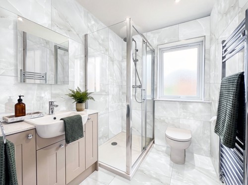 Grey marble effect gloss - grey,