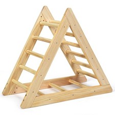 Kids Climbing Triangle Ladder