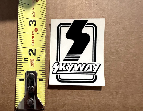 Skyway bmx bike frame decal - skyway,