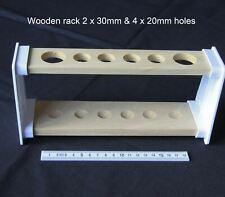 Wooden Test tube storage rack