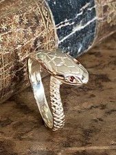 9ct Gold  Coiled Snake Band