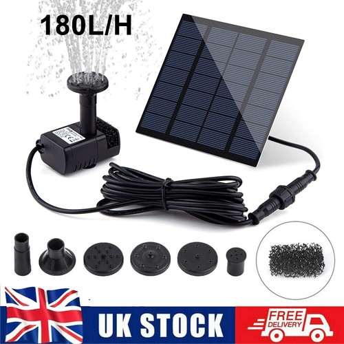 Solar fountain water pump - pump, bird