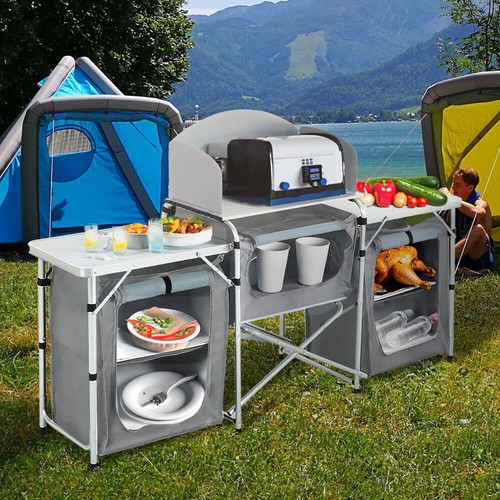 Largr camping kitchen stand - camping,