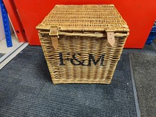 Fortnum & Mason Wicker Basket Large VGC with Lid Picnic Hamper Picnic Basket