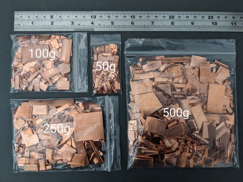 Copper off cuts small - copper,