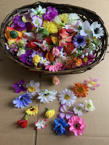 50x small flower heads - small,