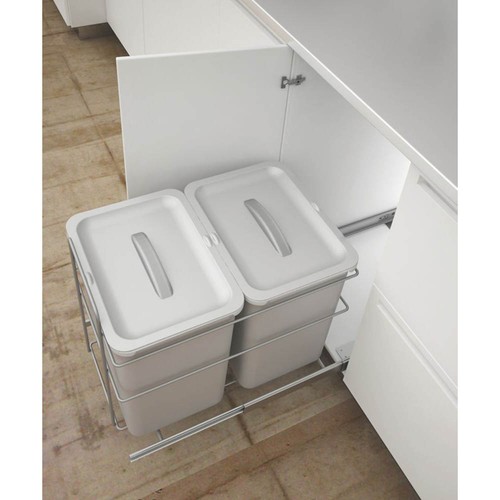 Kitchen bin grey - bin,