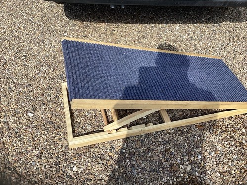 Adjustable height dog pet ramp - adjustable,