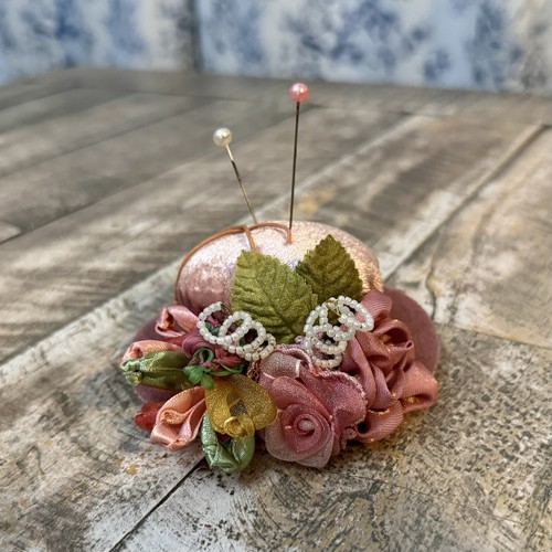 Handmade velvet pin cushion - handmade,