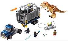 Lego Jurassic World 75933: T.Rex Transport (2018) 100% Complete (NO BOX)